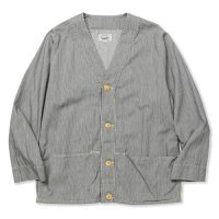 <img class='new_mark_img1' src='https://img.shop-pro.jp/img/new/icons49.gif' style='border:none;display:inline;margin:0px;padding:0px;width:auto;' />CALEE - 6oz Hickory Shirt Cardigan