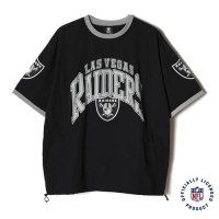 <img class='new_mark_img1' src='https://img.shop-pro.jp/img/new/icons49.gif' style='border:none;display:inline;margin:0px;padding:0px;width:auto;' />CALEE -  NFL RAIDERS S/S NYLON GAME SH