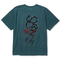 <img class='new_mark_img1' src='https://img.shop-pro.jp/img/new/icons5.gif' style='border:none;display:inline;margin:0px;padding:0px;width:auto;' />CALEE - MIHO MURAKAMI Binder neck Snake Vintage Tee