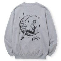 <img class='new_mark_img1' src='https://img.shop-pro.jp/img/new/icons5.gif' style='border:none;display:inline;margin:0px;padding:0px;width:auto;' />CALEE - SYNDICATE RETRO GIRL CREW NECK SW NATURALLY PAINT DESIGN