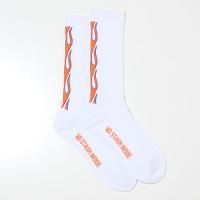 <img class='new_mark_img1' src='https://img.shop-pro.jp/img/new/icons49.gif' style='border:none;display:inline;margin:0px;padding:0px;width:auto;' />RADIALL - Flames 1PAC SOX LONG DRALON