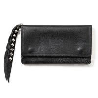 <img class='new_mark_img1' src='https://img.shop-pro.jp/img/new/icons5.gif' style='border:none;display:inline;margin:0px;padding:0px;width:auto;' />CALEE - PLANE LEATHER LONG WALLET STUDS CHARM