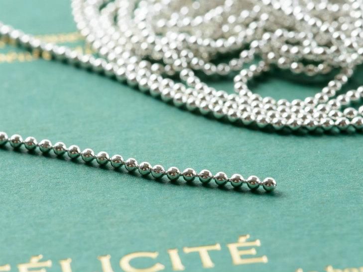 ボールチェーン 約1 65mm玉 約5m 白銀 玉鎖 副資材 アクセサリーパーツ ビーズパーツ レジン用品 金属 素材 部品 Diy資材 ハンドメイド アクセサリー パーツ レジン用品のネット通販 紗や工房 ボールチェーン 約1 65mm玉 約5m 白銀 玉鎖 副資材 アクセサリーパーツ ビーズパーツ レジン用品 金属 素材 部品 Diy資材 ハンドメイド アクセサリー パーツ レジン用品のネット通販 紗や工房