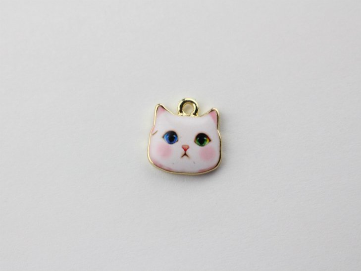 リアル ピンク 猫 チャーム デコパーツ - 各種パーツ - www 