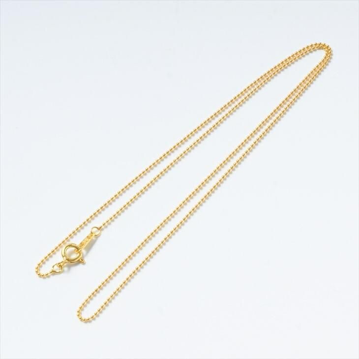 シルバー925刻印入り ボールチェーンネックレス金具 約45cm 1個