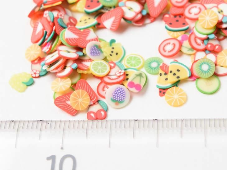 レジン パーツ 封入 素材 ポリマークレイ チップ フルーツミックス 約3 6mm 約3g カラフル ネイル 果物 アクセサリーパーツ デコ ハンドメイド アクセサリー パーツ レジン用品のネット通販 紗や工房 レジン パーツ 封入 素材 ポリマークレイ チップ フルーツミックス 約3 6mm 約3g カラフル ネイル 果物 アクセサリーパーツ デコ ハンドメイド アクセサリー パーツ レジン用品のネット通販 紗や工房