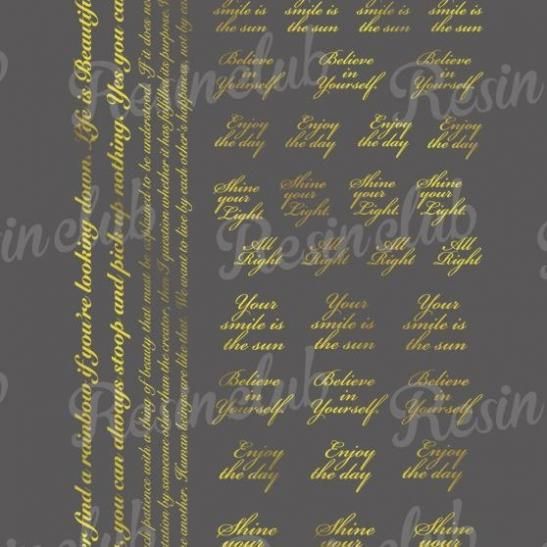 Resin Club レジンクラブ レジン 封入 シール 埋め込みレジンシール アルファベットメッセージ ゴールド 1枚 金 文字 英字 英語 筆記体 スクリプト ステッカー ハンドメイド アクセサリー パーツ レジン用品のネット通販 紗や工房 Resin Club レジンクラブ レジン 封入 シール 埋め込みレジンシール アルファベットメッセージ ゴールド 1枚 金 文字 英字 英語 筆記体 スクリプト ステッカー ハンドメイド アクセサリー パーツ レジン用品のネット通販 紗や工房