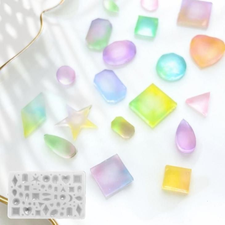 見本 シリコンモールド パーツ シリコンモールド 半円 8サイズ 外径91mm程度 1個 丸 半立体 レジン型