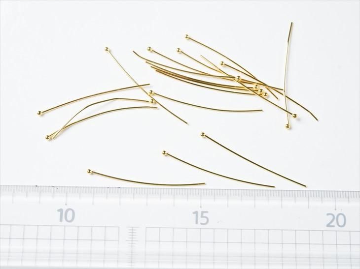 丸ピン 約4.5cm 線径0.7mm ゴールド 約42本 ニッケルフリー 変退色防止加工済 アレルギー対応 ピン 丸 ピンパーツ 副資材 金具 パーツ アクセサリーパーツ 材料 ハンドメイド 手作り - ハンドメイド アクセサリー パーツ レジン用品のネット通販 紗や工房 丸ピン 約4.5cm 線径0.7mm ゴールド 約42本 ニッケルフリー 変退色防止加工済 アレルギー対応 ピン 丸 ピンパーツ 副資材 金具 パーツ アクセサリーパーツ 材料 ハンドメイド 手作り - ハンドメイド アクセサリー パーツ レジン用品のネット通販 紗や工房