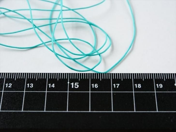 ナイロンコード 0.7mm ターコイズ 約5メートル×1本 5M×1個