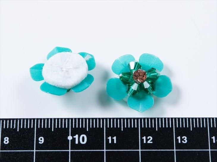 ビーズフラワー 5枚花 グリーン mm 2個 2ヶ ストーン付 花編み ビーズ フラワー お花 ストラップ ネックレス 手作り 約2cm アクセサリーパーツ パーツ ハンドメイド アクセサリー パーツ レジン用品のネット通販 紗や工房 ビーズフラワー 5枚花 グリーン mm 2個 2ヶ ストーン付 花編み ビーズ フラワー お花 ストラップ ネックレス 手作り 約2cm アクセサリーパーツ パーツ ハンドメイド アクセサリー パーツ レジン用品のネット通販 紗や工房