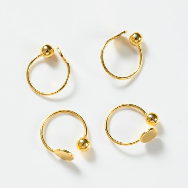 イヤリングパーツ イヤーカフ 金メッキ 4mm平皿付き ゴールド 10.5mm 2ペア 4個 ノンホールピアス 約1.1cm アクセサリーパーツ - ハンドメイド アクセサリー パーツ レジン用品のネット通販 紗や工房 イヤリングパーツ イヤーカフ 金メッキ 4mm平皿付き ゴールド 10.5mm 2ペア 4個 ノンホールピアス 約1.1cm アクセサリーパーツ - ハンドメイド アクセサリー パーツ レジン用品のネット通販 紗や工房