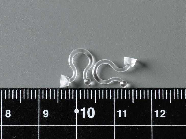 イヤリングパーツ 樹脂 カップ付 台座 イヤーカフ クリア 15mm 25ペア 金属アレルギー対応 樹脂イヤリング クリップ アクセサリー 問屋  ハンドメイド アクセサリー パーツ レジン用品のネット通販 紗や工房