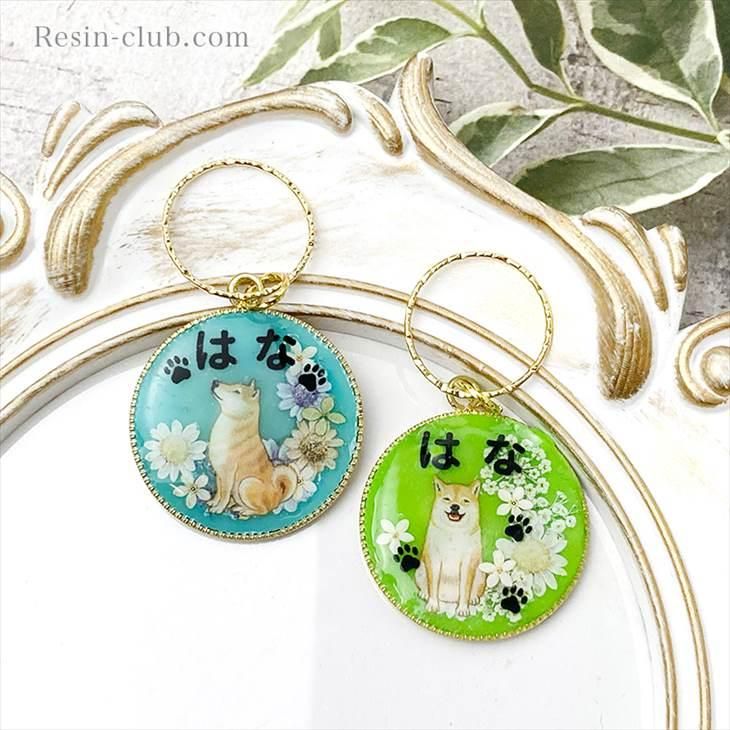 イエローグリーン系♪お花の国産転写ビーズとマットかぼちゃのカスタムボールペン❤ イエローグリーン系♪お花の国産転写ビーズとマットかぼちゃの