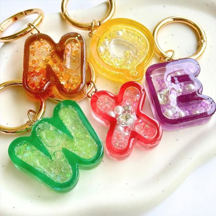 シリコンモールド アルファベット シャカシャカ シェイカー 大 小