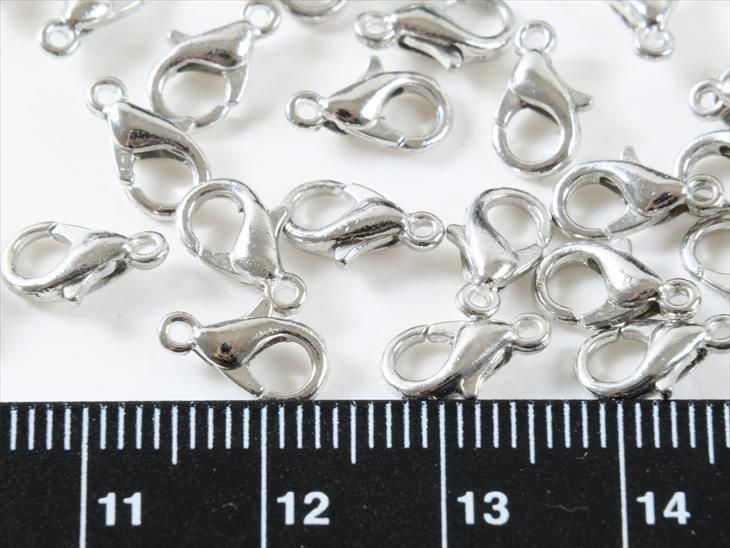 カニカン シルバー 10mm×6mm 約30個 30ヶ 留め具 フック ナスカン アクセサリーパーツ パーツ - ハンドメイド アクセサリー パーツ レジン用品のネット通販 紗や工房 カニカン シルバー 10mm×6mm 約30個 30ヶ 留め具 フック ナスカン アクセサリーパーツ パーツ - ハンドメイド アクセサリー パーツ レジン用品のネット通販 紗や工房