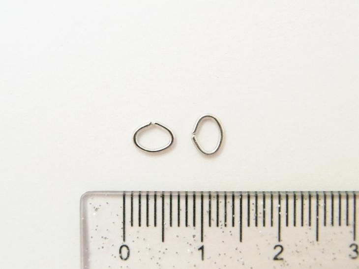 Cカン 4mm×6mm 線径0.8mm 約200個 シルバー ニッケルフリー 変退色防止加工済 アレルギー対応 連結金具 接続金具 アクセサリーパーツ  パーツ - ハンドメイド アクセサリー パーツ レジン用品のネット通販 紗や工房