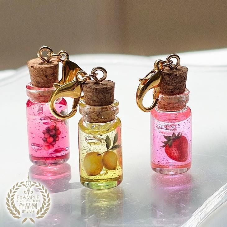 ガラス小瓶 コルク栓 絞り口タイプ クリア 27mm 10個 コルク瓶 ガラス