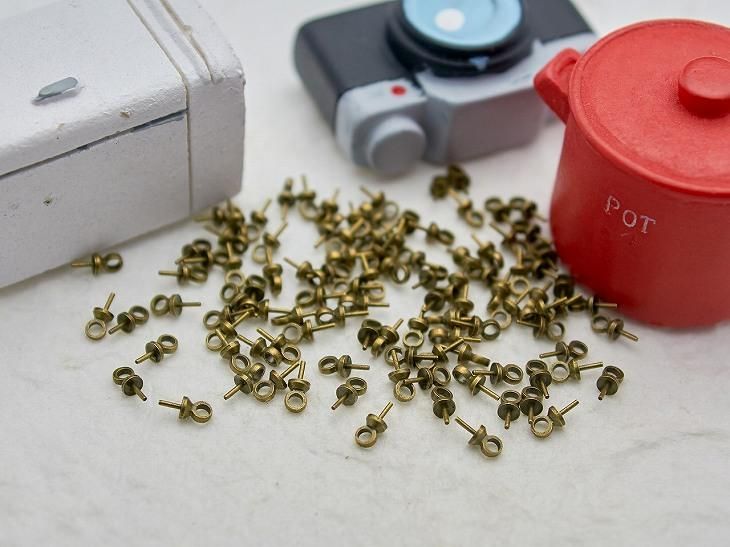 ヒートン キャップ アンティークゴールド 6.5mm 100個 100ヶ カン フック 留め具 接続金具 副資材 約0.7cm アクセサリーパーツ パーツ ヒートン キャップ アンティークゴールド 6.5mm 100個 100ヶ カン フック 留め具 接続金具 副資材 約0.7cm アクセサリーパーツ パーツ