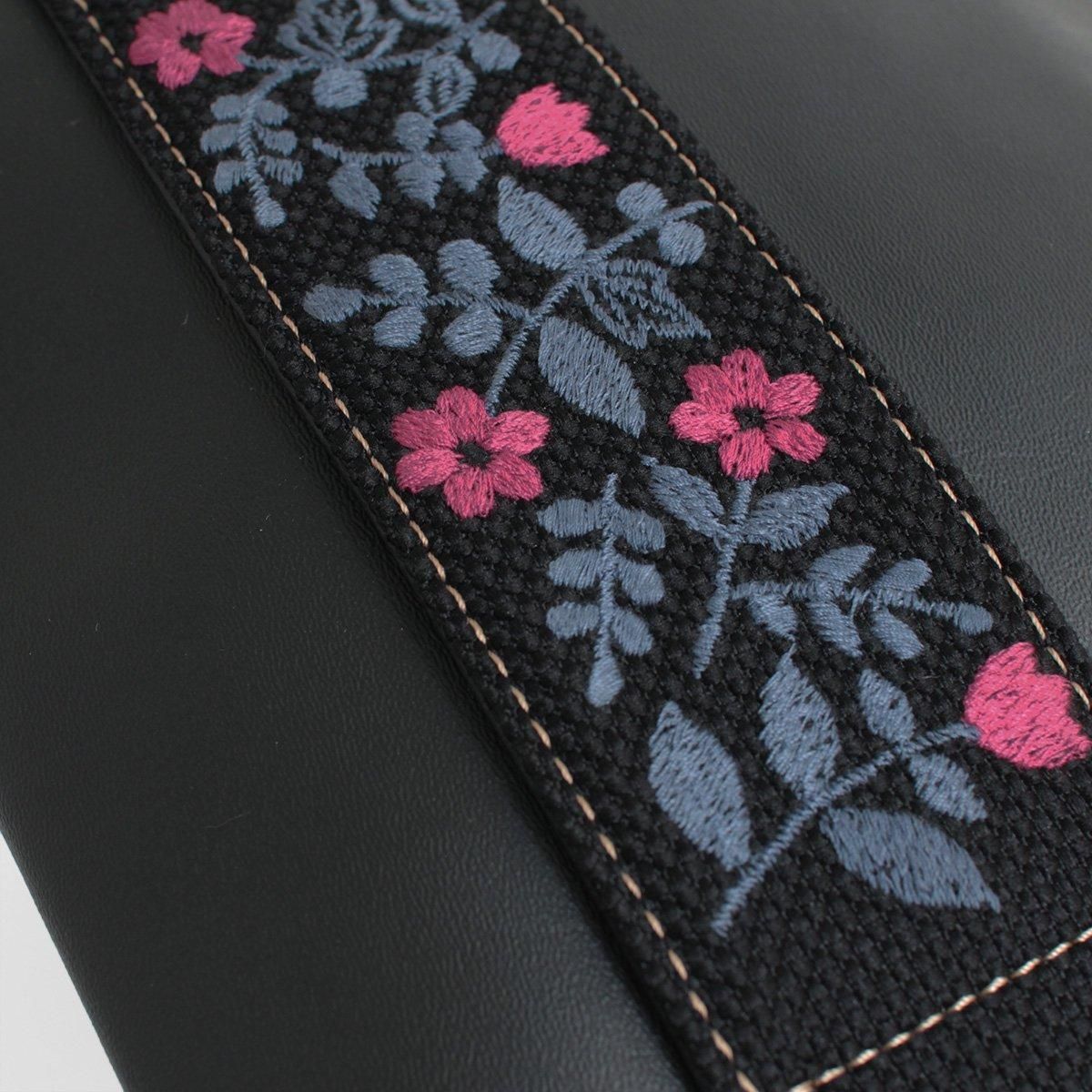 花花刺繍・クラッチバッグ | 大人可愛い - 刺繍バッグ【パンガン