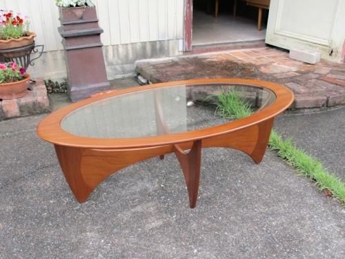 G-プラン アンティーク楕円形木製テーブル G-plan オーバルコーヒー