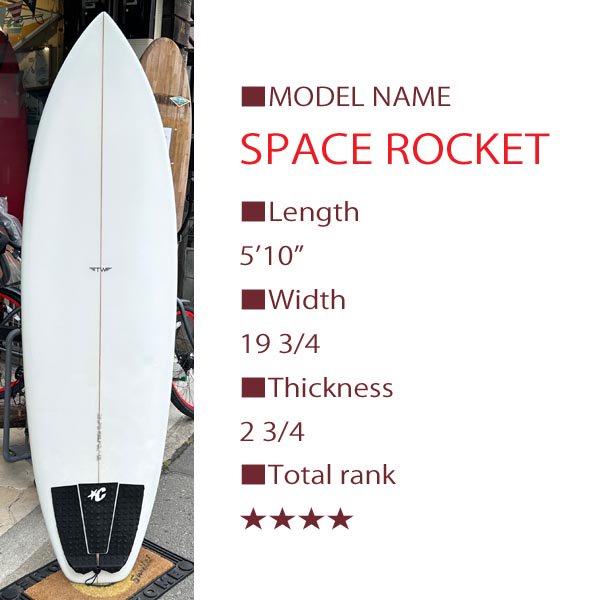 PRICE DOWN】USED Tyler Warren Sharpes-SPACE ROCKET custom 5'10 