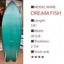 USED Tyler Warren Shapes-DREAM FISH 5'8
