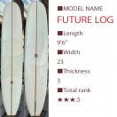 USED Tyler Warren Shapes-FUTURE LOG 9'6
