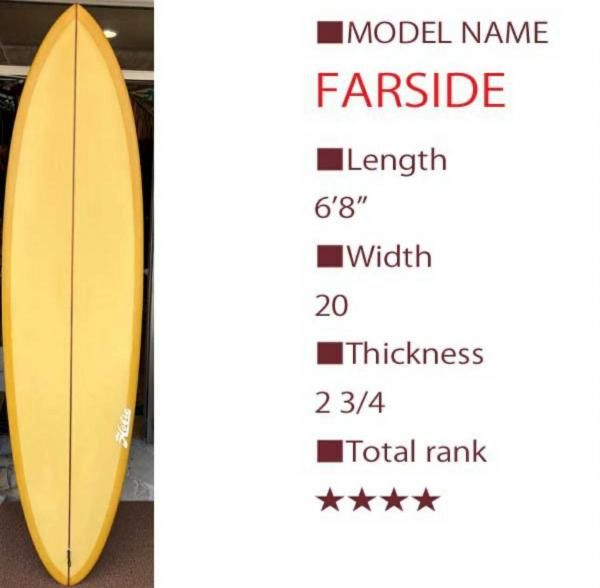 USED HOBIE SURFBOARDS-FARSIDE 7'2