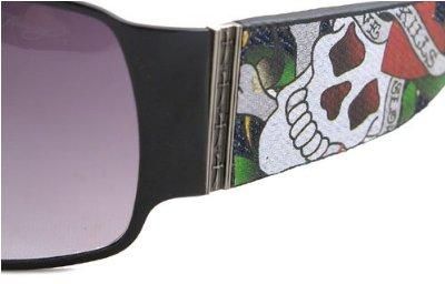 Ed Hardy エドハーディー サングラス ラブスキルスローリー ブラック LOVE KILLS SLOWLY/BLACK EHS012 -  Well-Life Store