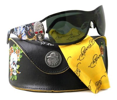 Ed Hardy エドハーディー サングラス デスオアグローリー ブラック