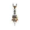 Ed Hardy ɥϡǥ ꡼ ͥå쥹 ֥󥺥 Bronze Rose Dagger Necklace