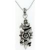 Ed Hardy ɥϡǥ ꡼ ͥå쥹 True Love Big Pendant Necklace in Stainless Steel