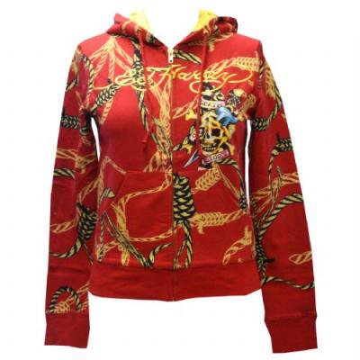 Ed Hardy エドハーディー パーカー Womens Death Or Glory Hoodie