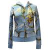 Ed Hardy ɥϡǥ ѡ Womens Death Or Glory Hoodie - Blue/EHA8YHFAZNBL