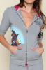 Ed Hardy ɥϡǥ ѡ Womens Lounge Koi Heather Hoodie - Grey/EH8009LGK