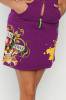 Ed Hardy ɥϡǥ  Womens French Terry Mini Skirt Love Kills - Purple/EH9001LL