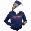 Ed Hardy ɥϡǥ ѡ Womens Specialty Geisha Hoodie With Fur-Navy/EHA8ZHAAEANV