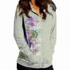 Ed Hardy ɥϡǥ ѡ Womens Platinum Rhinestone Hoodie-Stone/EHA1YHBWGAST