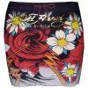 Ed Hardy ɥϡǥ  Womens Foiled Stretch Mini Skirt - Red/EHA9W1FTFBRD