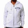 EdHardyɥϡǥ ѡMens Basic Eagle Shield Zip Up Hoodie - White/EHA1AHAAJJ