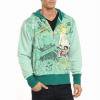 Ed Hardy ɥϡǥ  ѡ Mens & Panther Hoodie Jacket- Seafoam/ EHA9AHJEYB