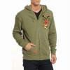 Ed Hardy ɥϡǥ  ѡ Mens Eagle Hoodie Jacket- Green/ EHCR21511ARG