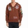 Ed Hardy ɥϡǥ  ѡ Mens New York City Hoodie Jacket- Brown/  EHCR21519