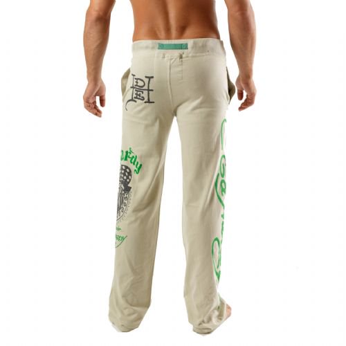 Ed Hardy エドハーディー パンツ Mens Classic Bulldog Pants - Ivory