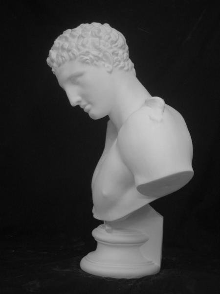K-105　ヘルメス胸像 - 日本で唯一の石膏像専門ショップ「石膏像ドットコム」