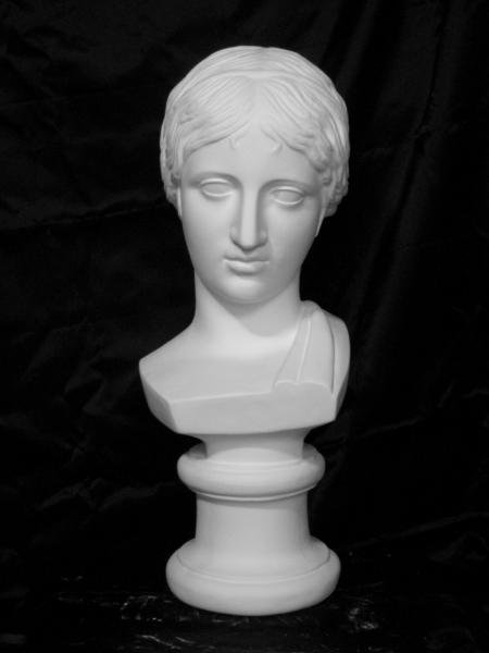 K-141　ギリシャ少女胸像 - 日本で唯一の石膏像専門ショップ「石膏像ドットコム」