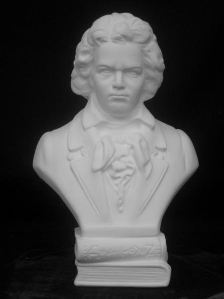 ベートーヴェン 石膏像 胸像 - 彫刻/オブジェクト