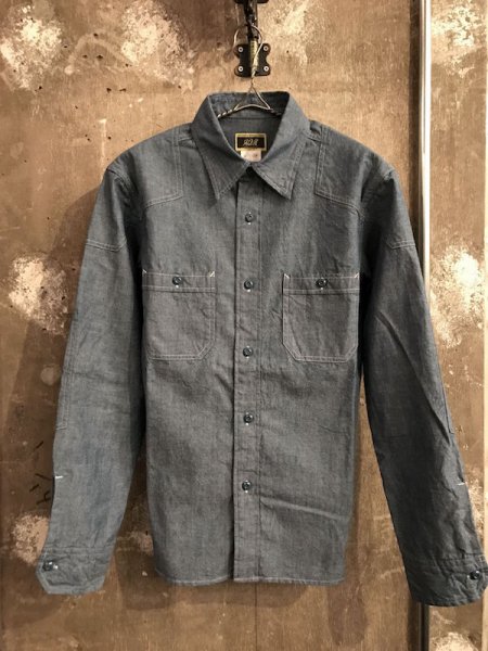 ADDICT CLOTHES JAPAN】アディクトクローズ AD-SH-01 PADDED CHAMBRAY