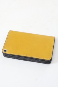 <img class='new_mark_img1' src='https://img.shop-pro.jp/img/new/icons50.gif' style='border:none;display:inline;margin:0px;padding:0px;width:auto;' />GERUGAۥ륬 LEATHER WALLET -MIDDLE- YELLOW/SILVER